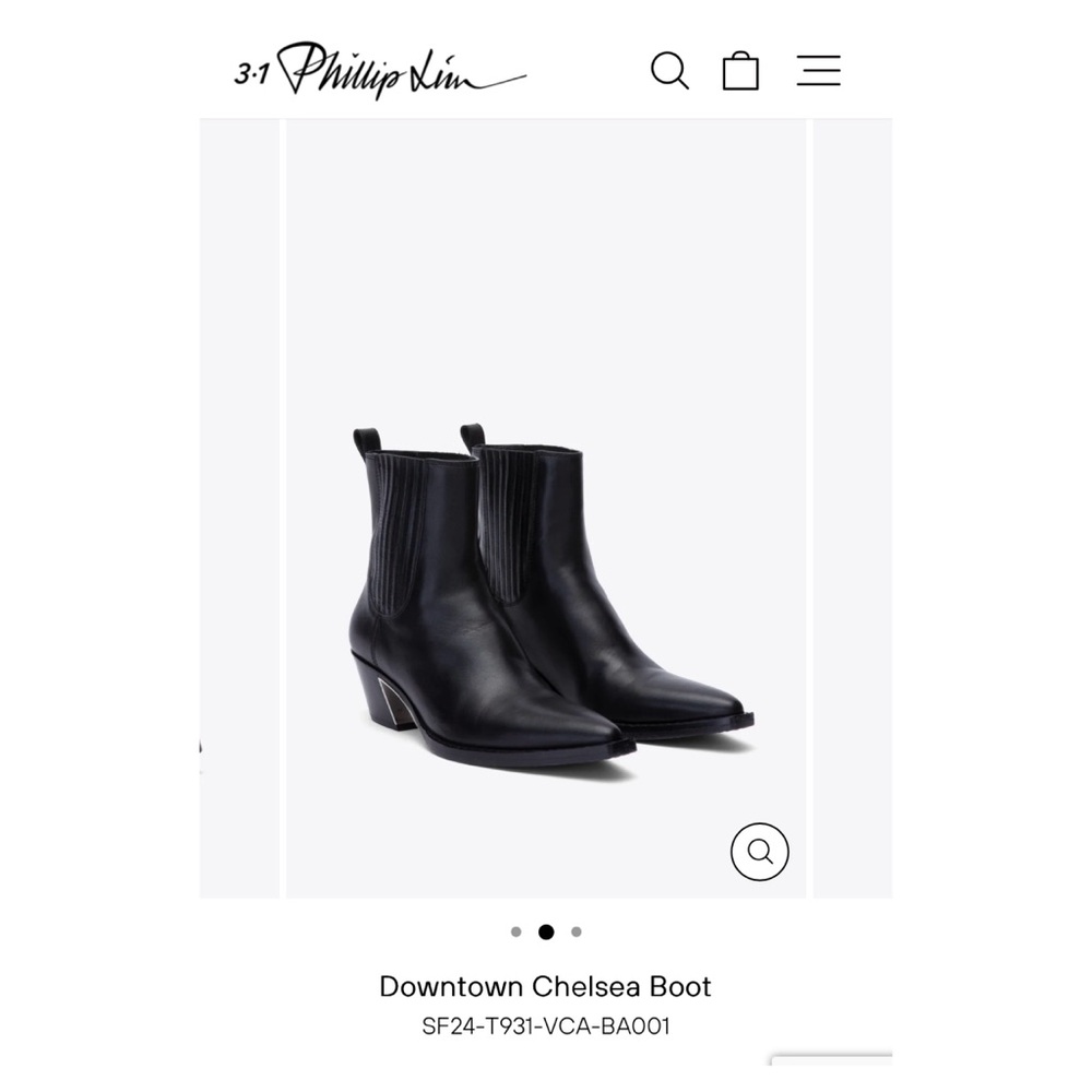 Phillip Lim Black Downtown Chelsea Boots - Picture 9 of 12